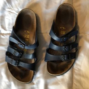 Blue Birkenstock 3 Strap
